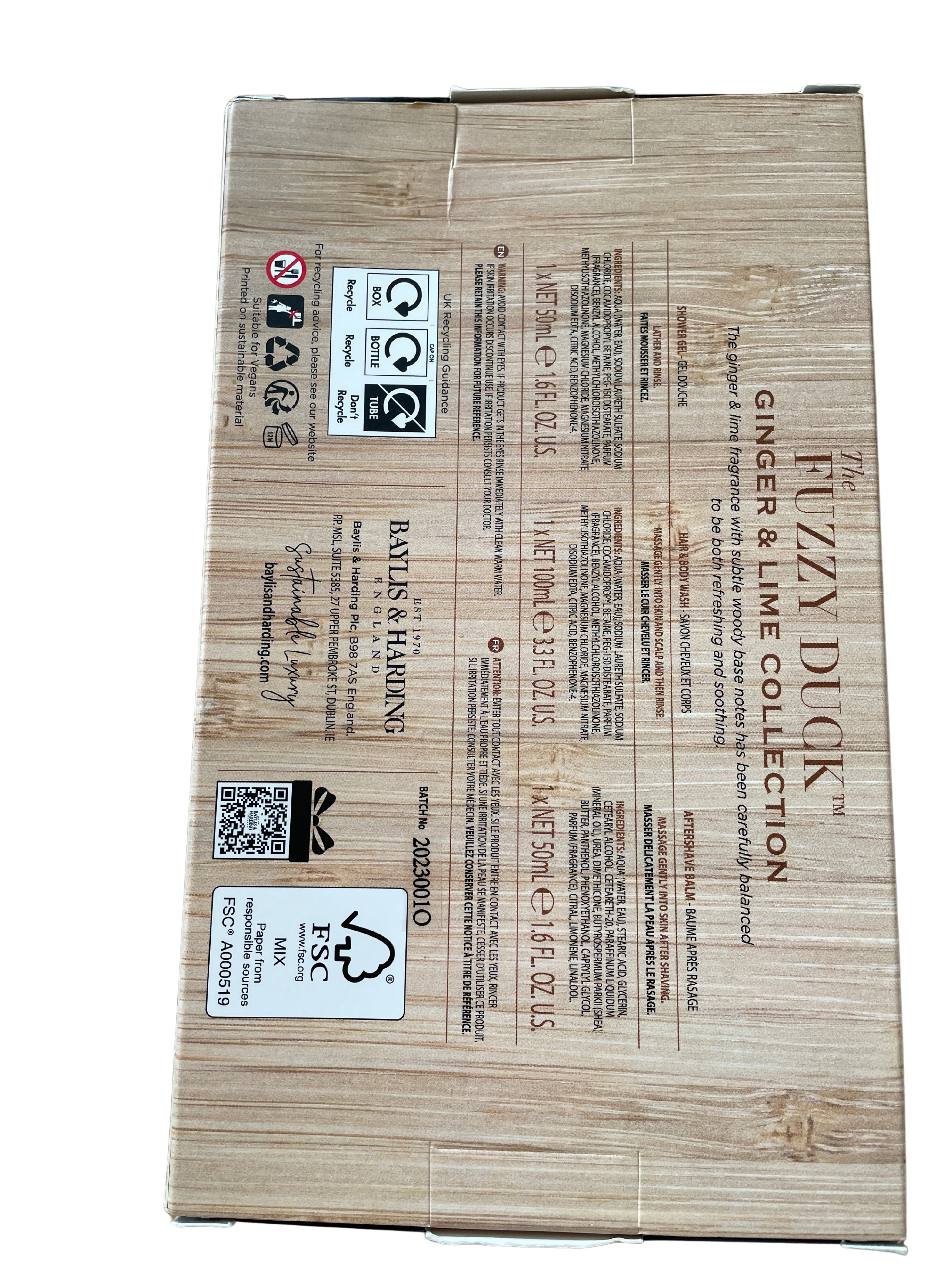 The Fuzzy Duck - Men's Overnight Kit - Gift Set