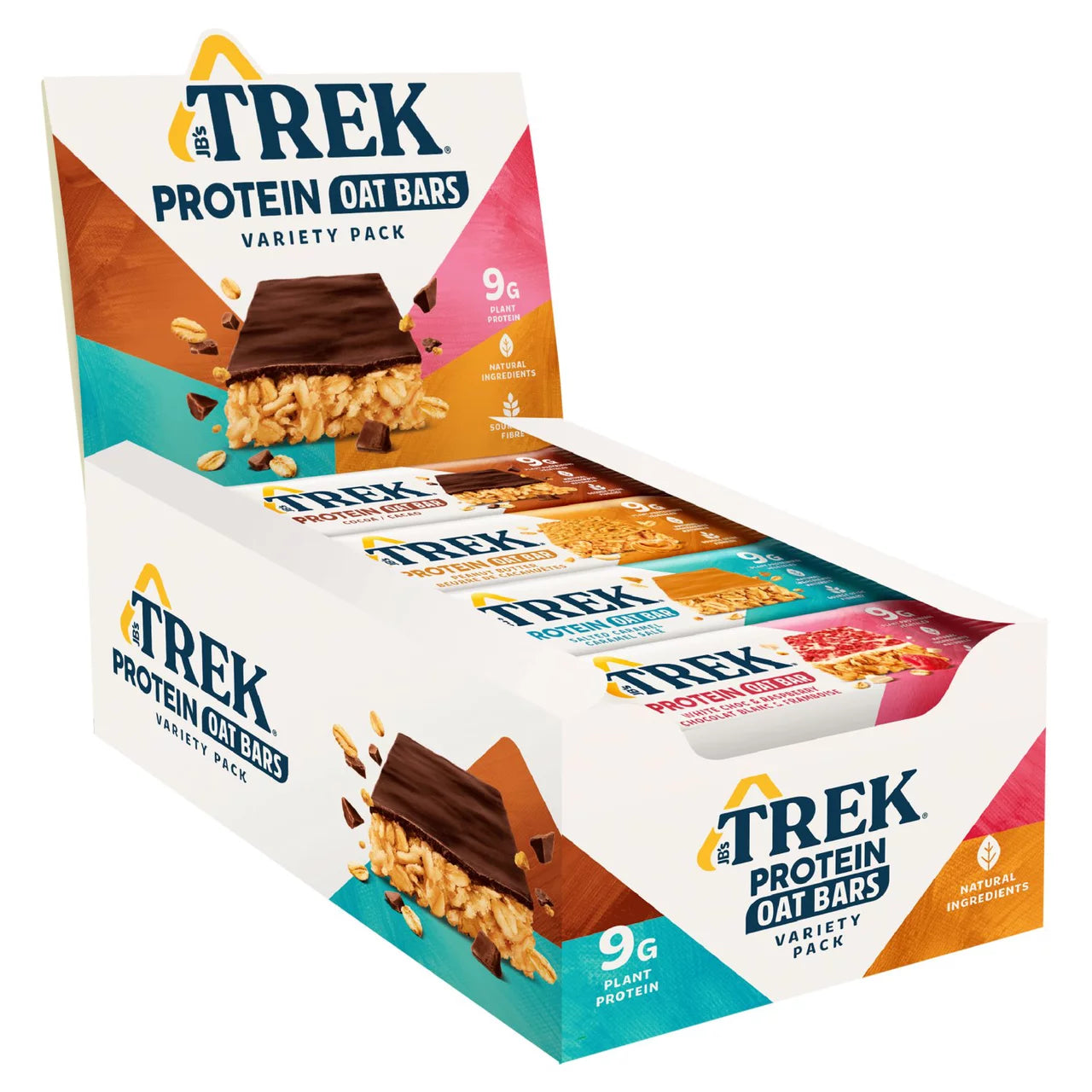 Trek Protein Oat Bar Variety 16 x 50g - Out of Date