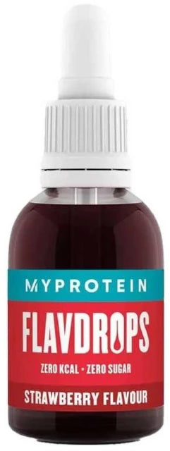MyProtein FlavDrops Strawberry 50ml - Out of Date