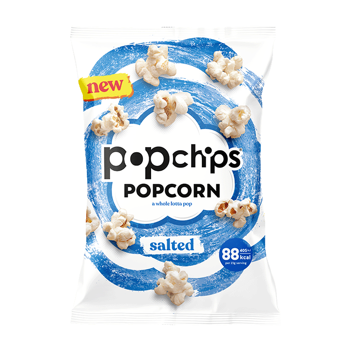 Popchips Popcorn Salted 8 x 67g (Box) - Out of Date