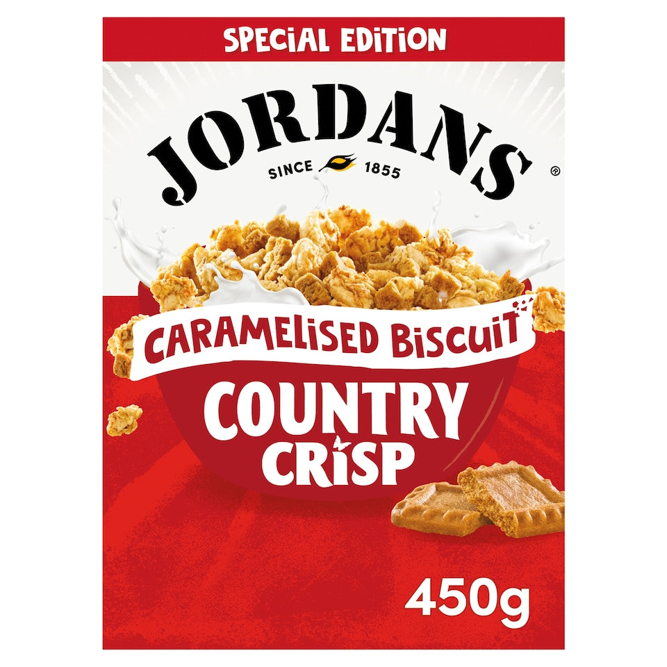 Jordans Country Crisp Caramelised Biscuit 450g - Out of Date