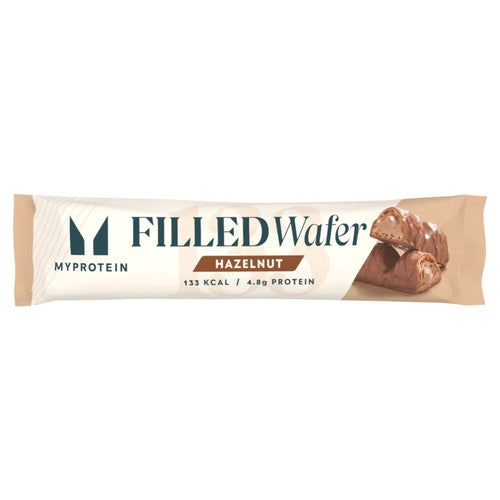 MyProtein Filled Hazelnut Protein Wafer 12 x 24g - Out of Date