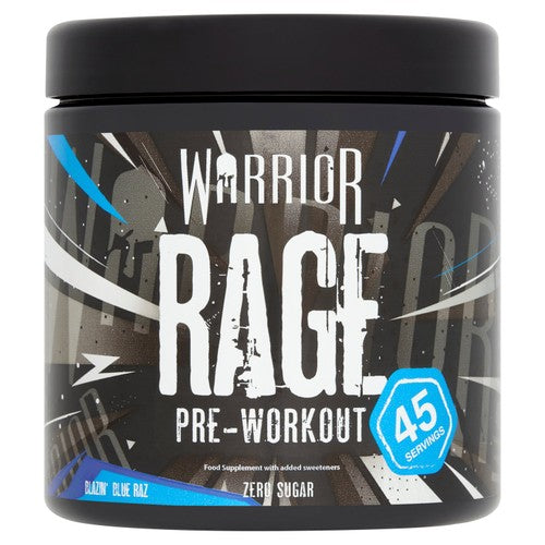 Warrior Blazin' Blue Raspberry Pre Workout 392g