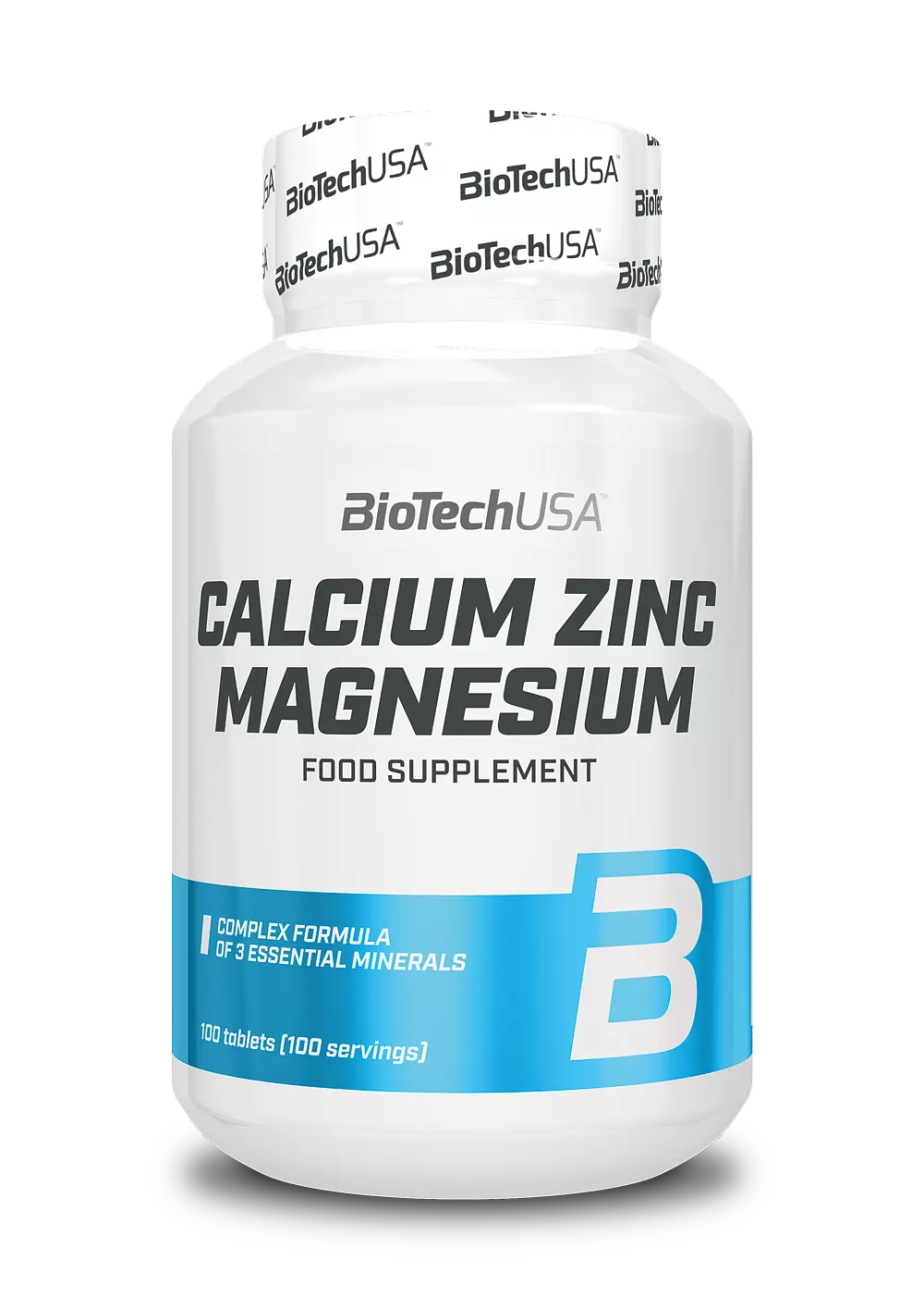 BioTech USA Calcium Zinc Magnesium 100 Tabs