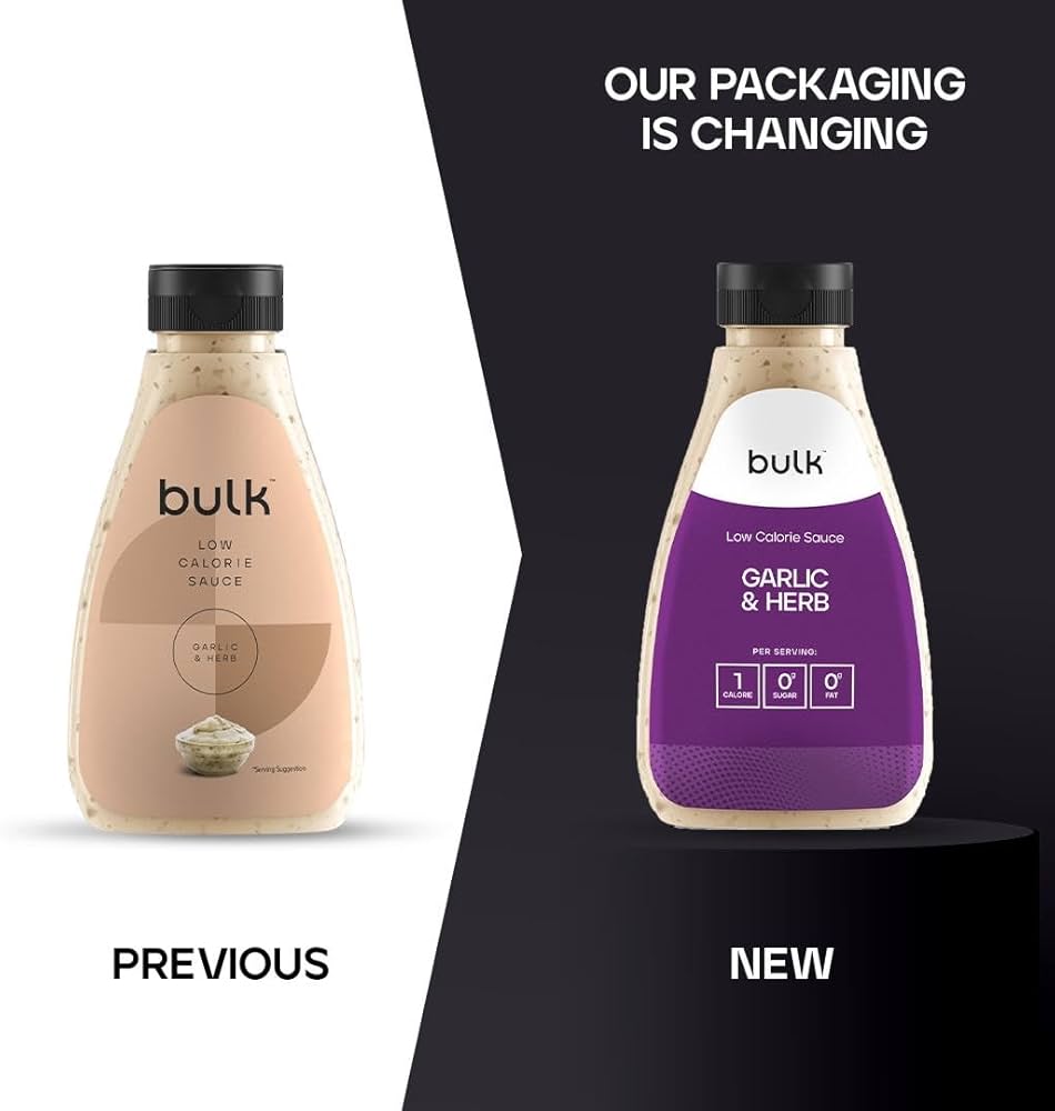 Bulk Garlic & Herb Zero Calorie Sauce 425ml - Out of Date