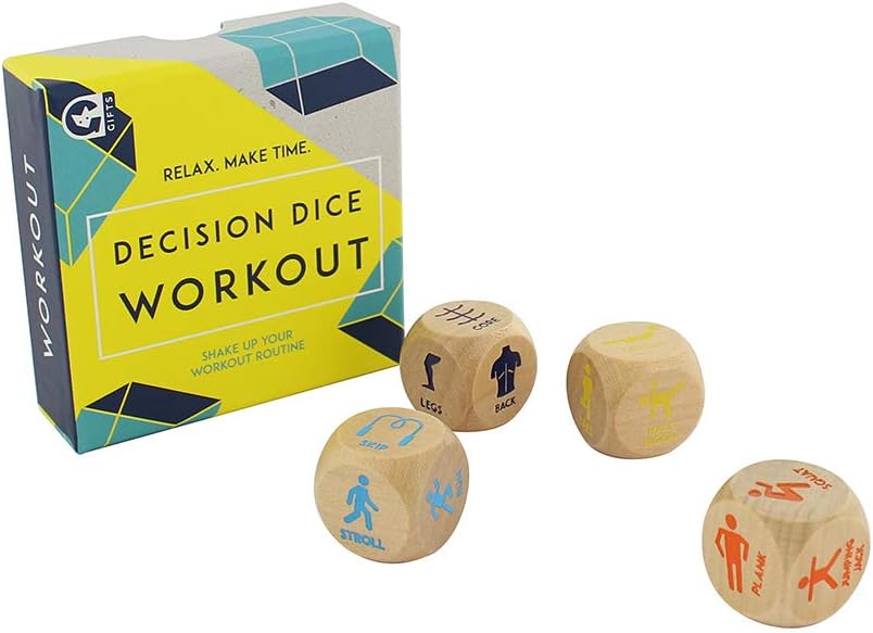 Ginger Fox Relax Make Time Exercise Workout Decision Dice