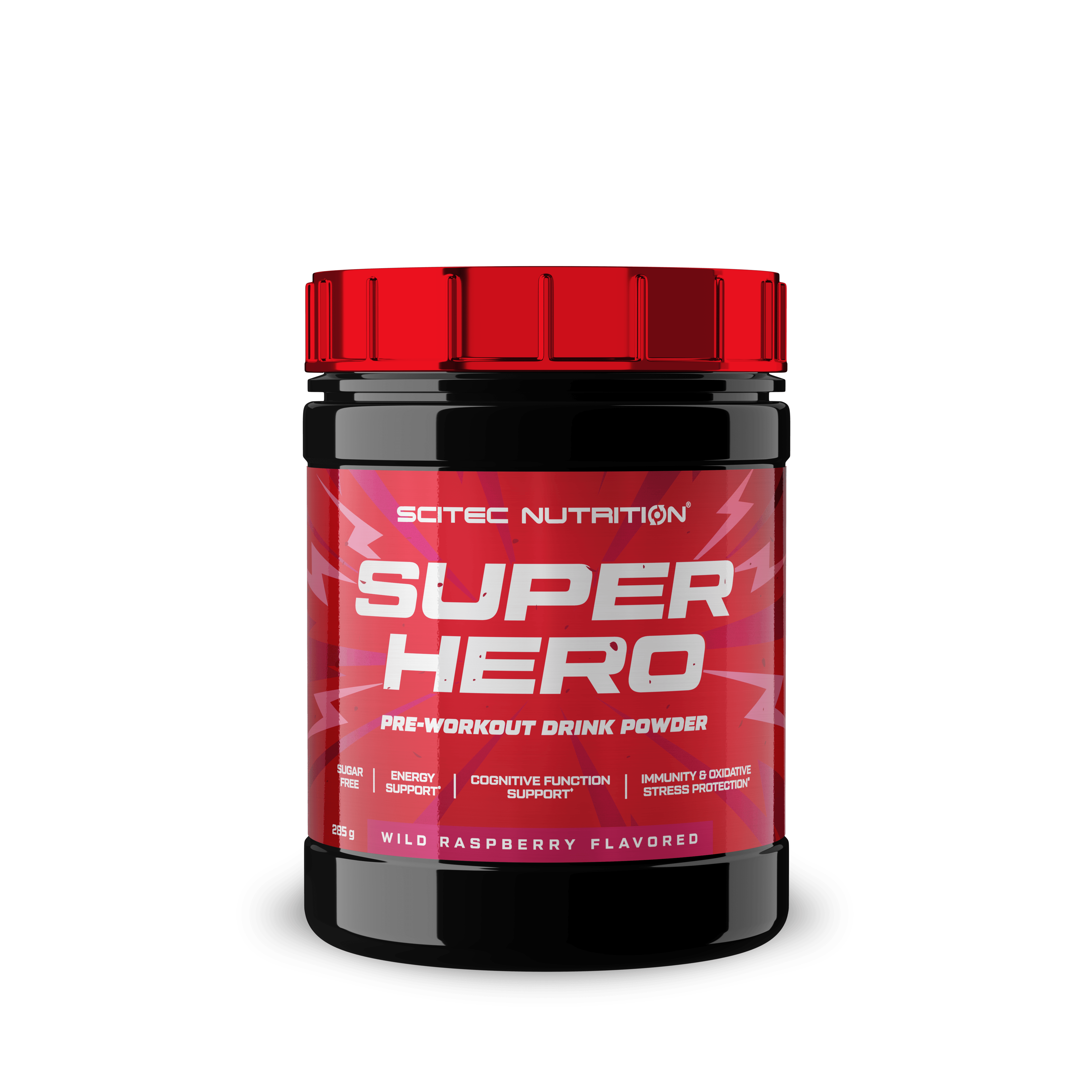 SciTec Nutrition Superhero Pre Workout Red Chai Latte 285g - Out of Date