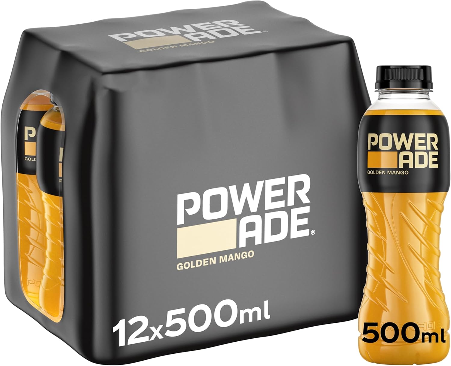 Powerade Golden Mango 12 x 500ml - Out of Date