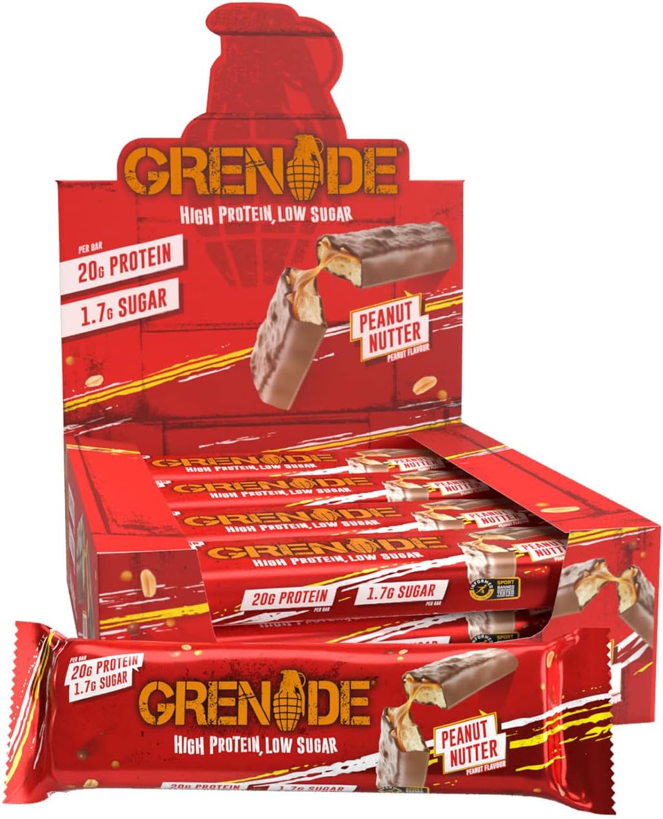 Grenade Peanut Nutter Carb Killa Bar 12 x 60g