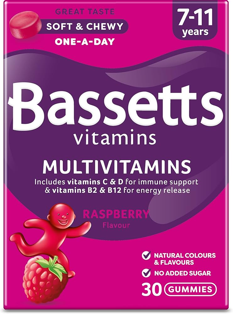 Bassetts Multivitamins 7-11 Years Raspberry 30 Gummies - Out of Date