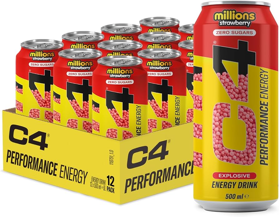 Cellucor C4 Energy Millions Strawberry 12 x 500ml