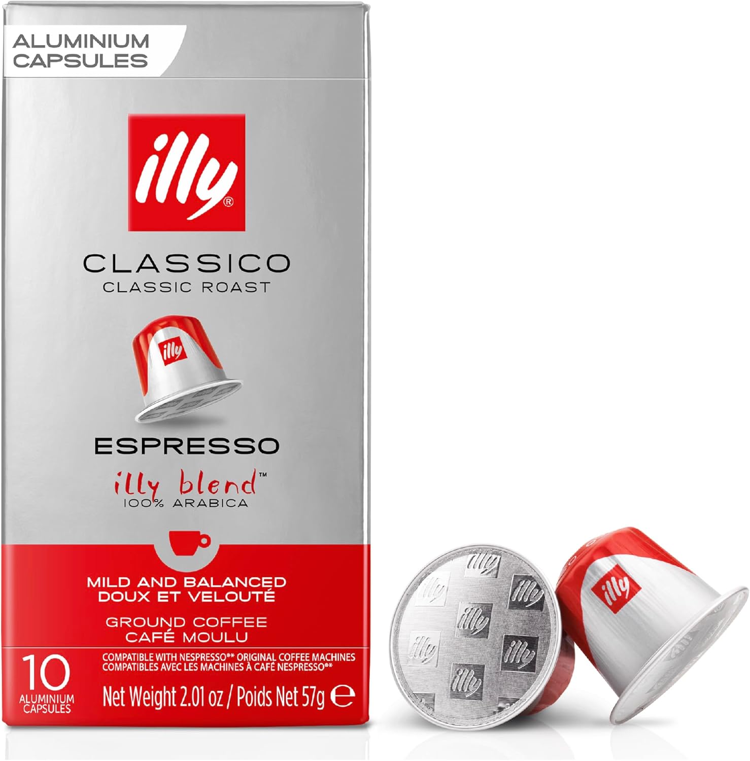 illy Classico Espresso 100% Arabica Coffee Pods 10 Pods - Out of Date