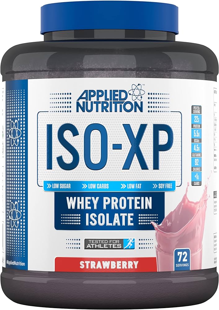 Applied Nutrition ISO XP 100% Whey Protein Isolate 1.8kg + Free Creatine CAPS & Shaker*- Special Offer