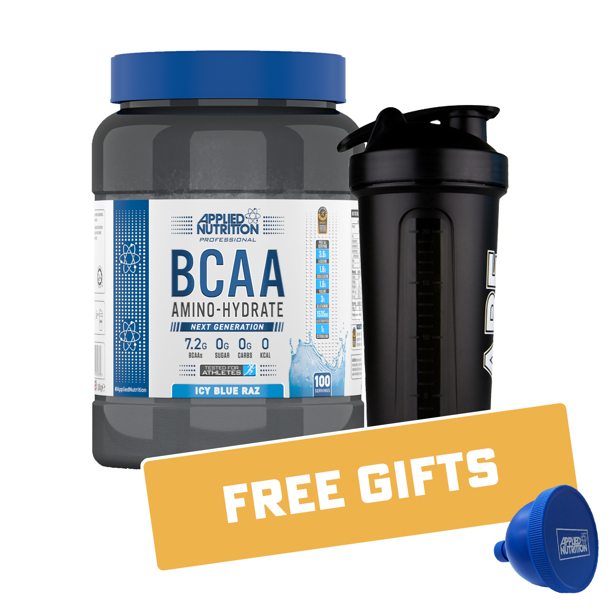 Applied Nutrition BCAA Amino Hydrate 1.4kg  + Free 2.2L Jug & Funnel