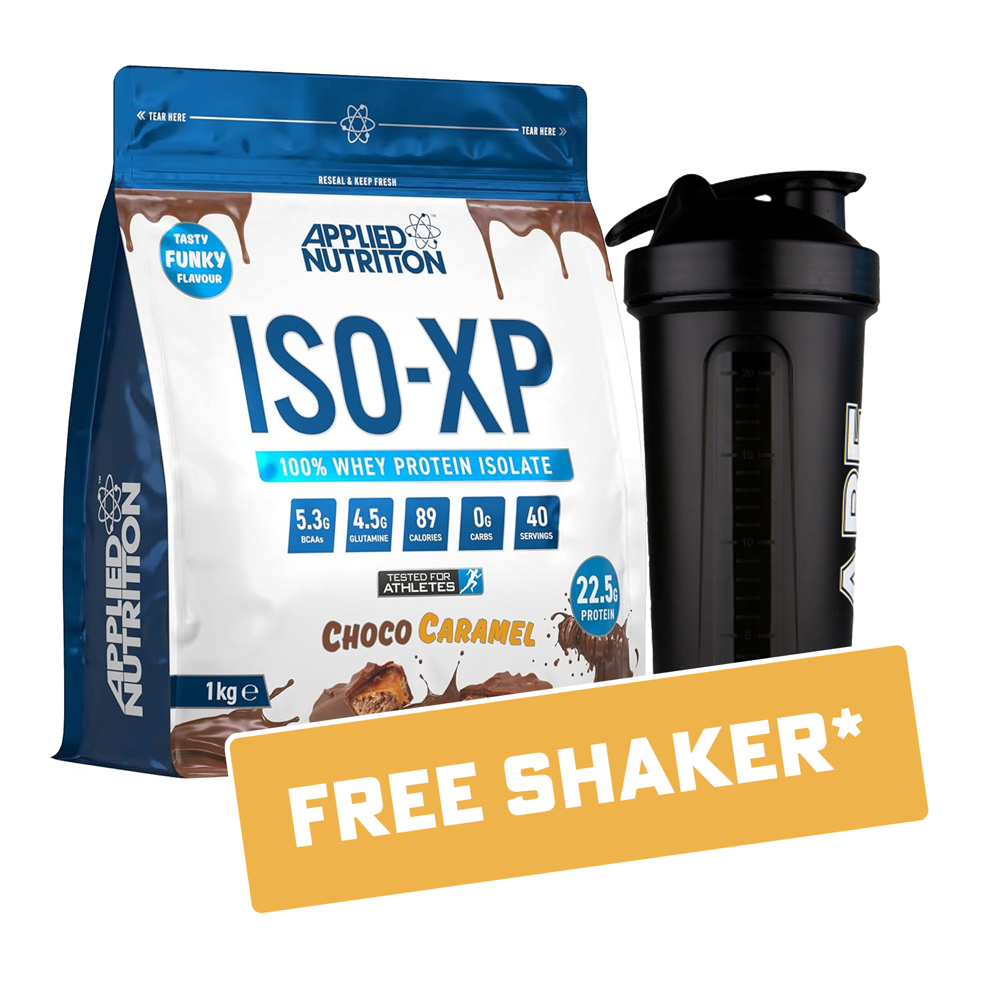 Applied Nutrition Iso XP 100% Whey Protein Isolate 1kg + Free Random Shaker - Special Offer*