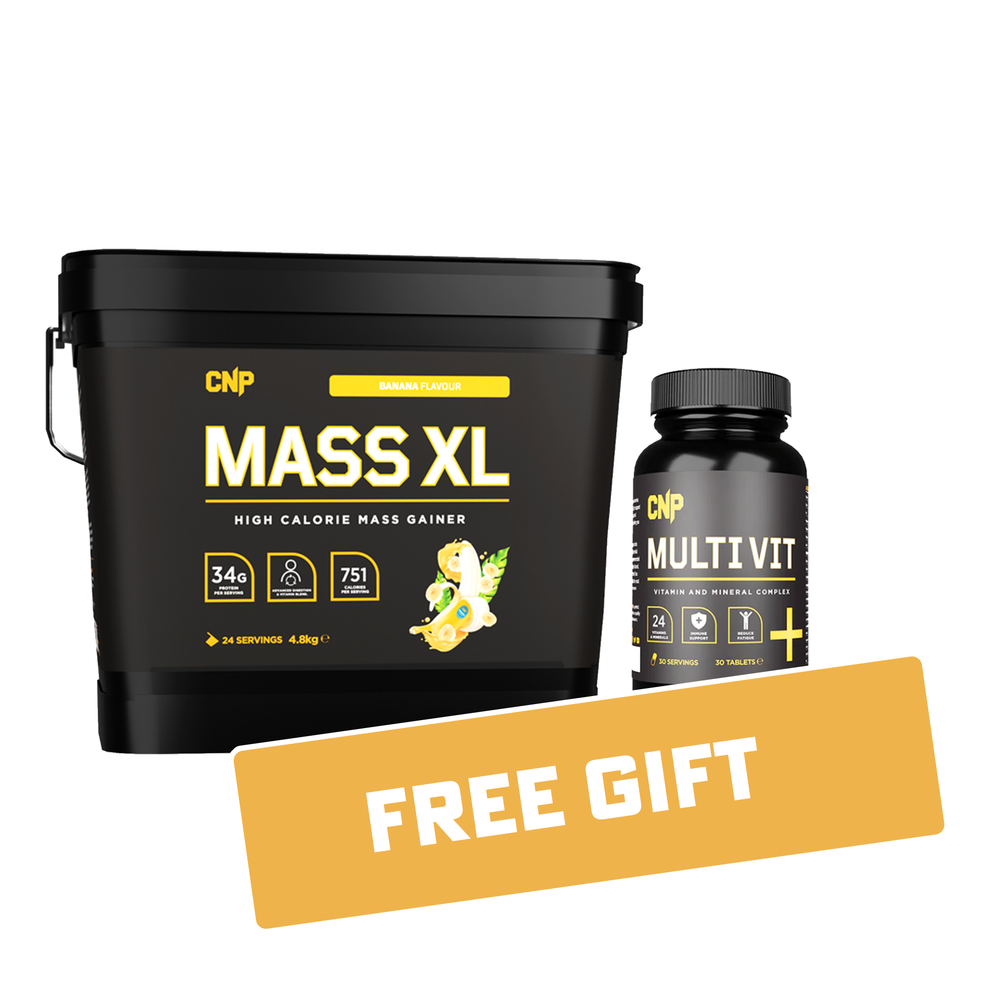 CNP Mass XL 4.8kg + Free Multi Vits - Special Offer