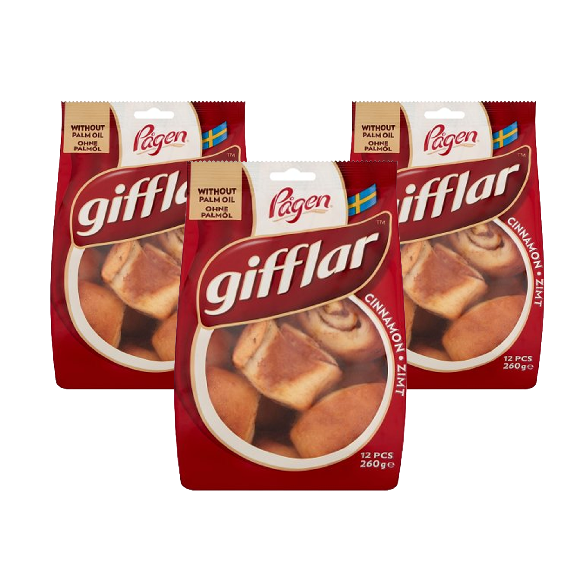 Pagen Gifflar Cinnamon Rolls 10 x 260g (case) - Out of Date