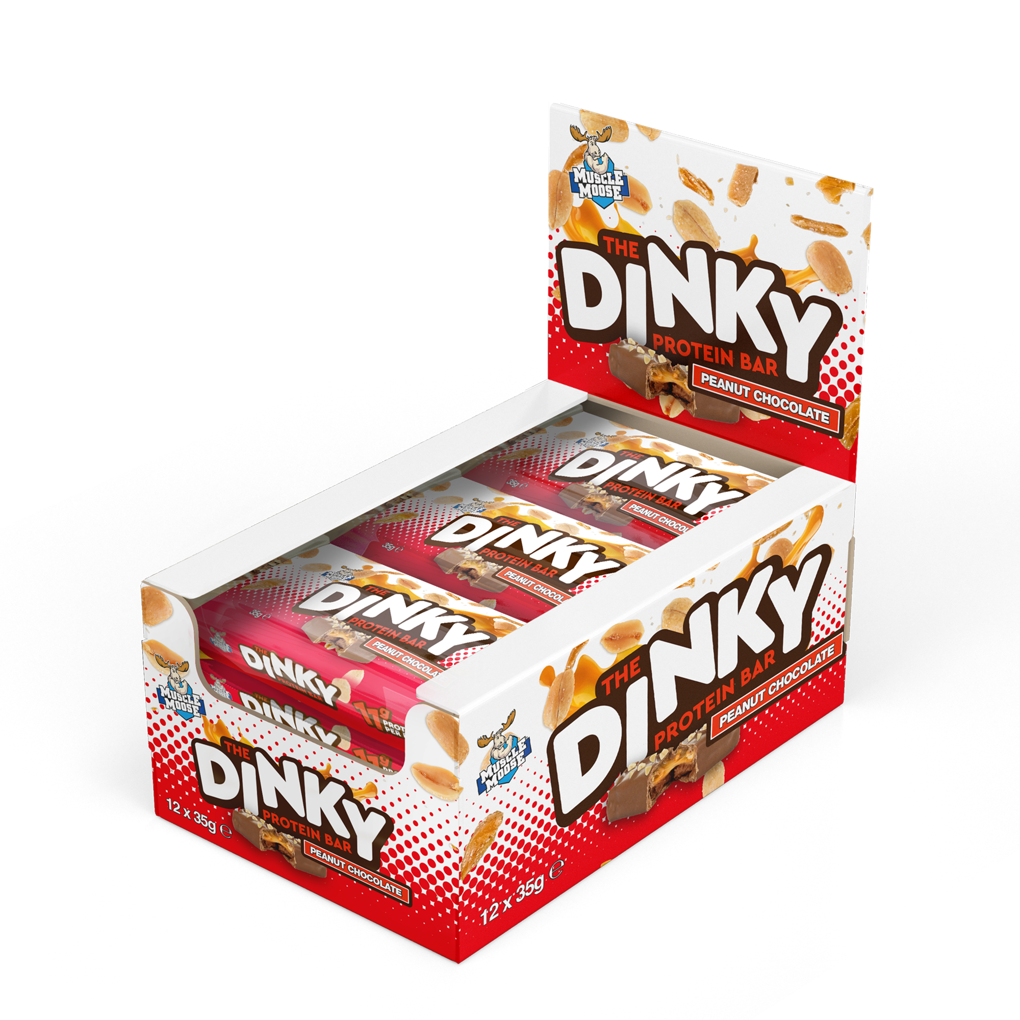 Muscle Moose Dinky Protein Bar 12 x 35g