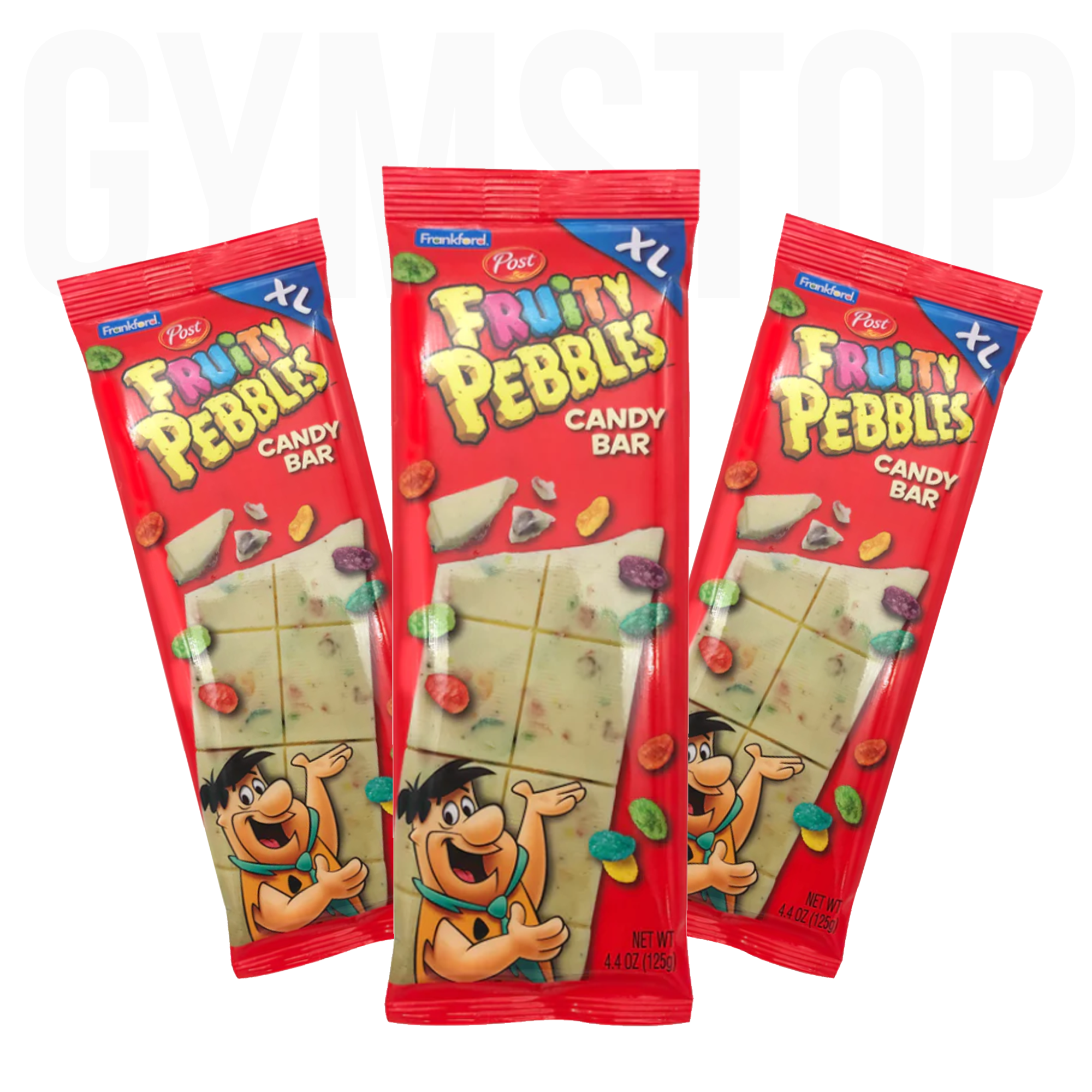 Frankford Fruity Pebbles XL Candy Bar 3 x 125g (3 Pack) - Out of Date