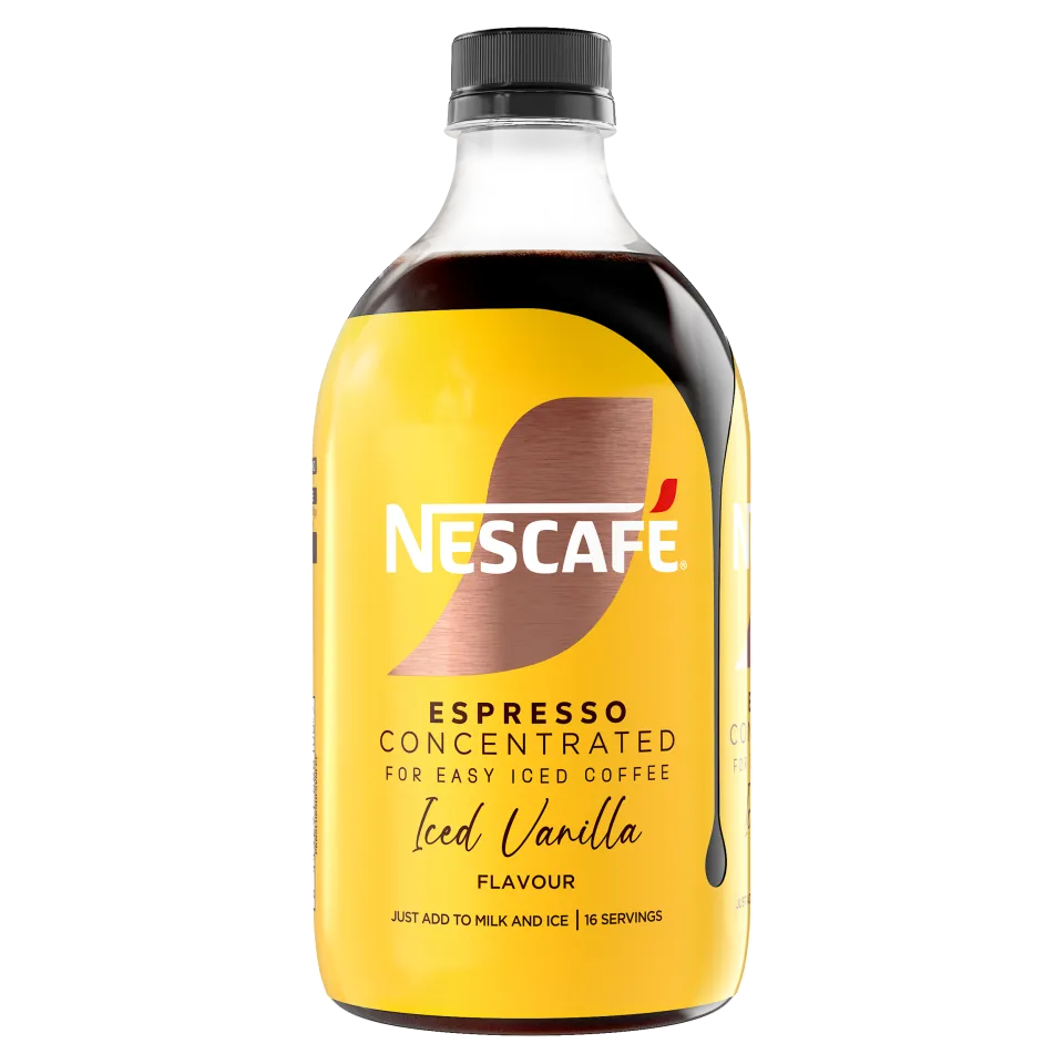 Nescafe Iced Vanilla Coffee Espresso Concentrated 500ml - Out of Date