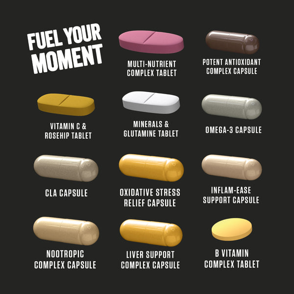 Applied Nutrition Black Stak Ultimate Health Pack 30 Packs Plus FREE Shaker