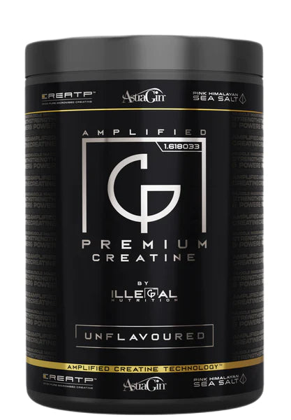 Illegal Nutrition Unflavoured Premium Creatine (Amplified) 333g