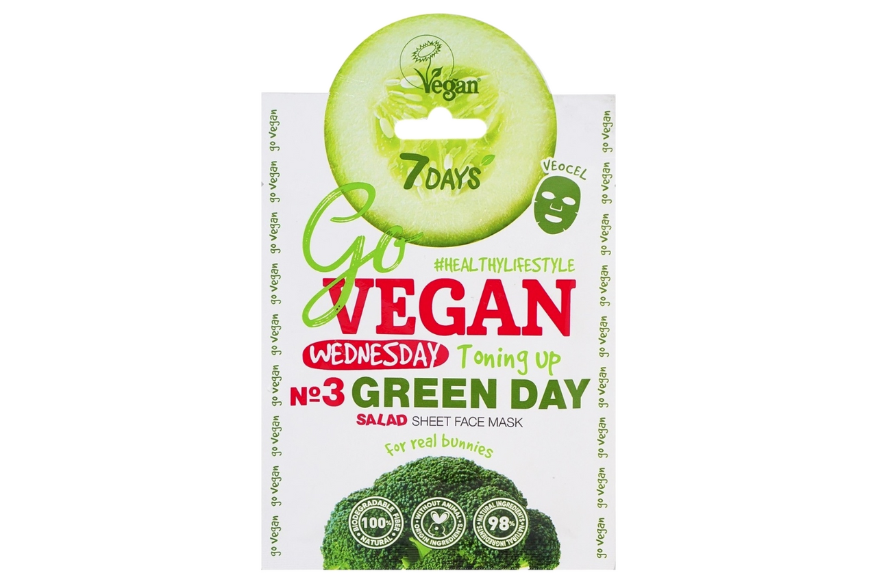 7 Days Go Vegan Sheet Face Mask 25g
