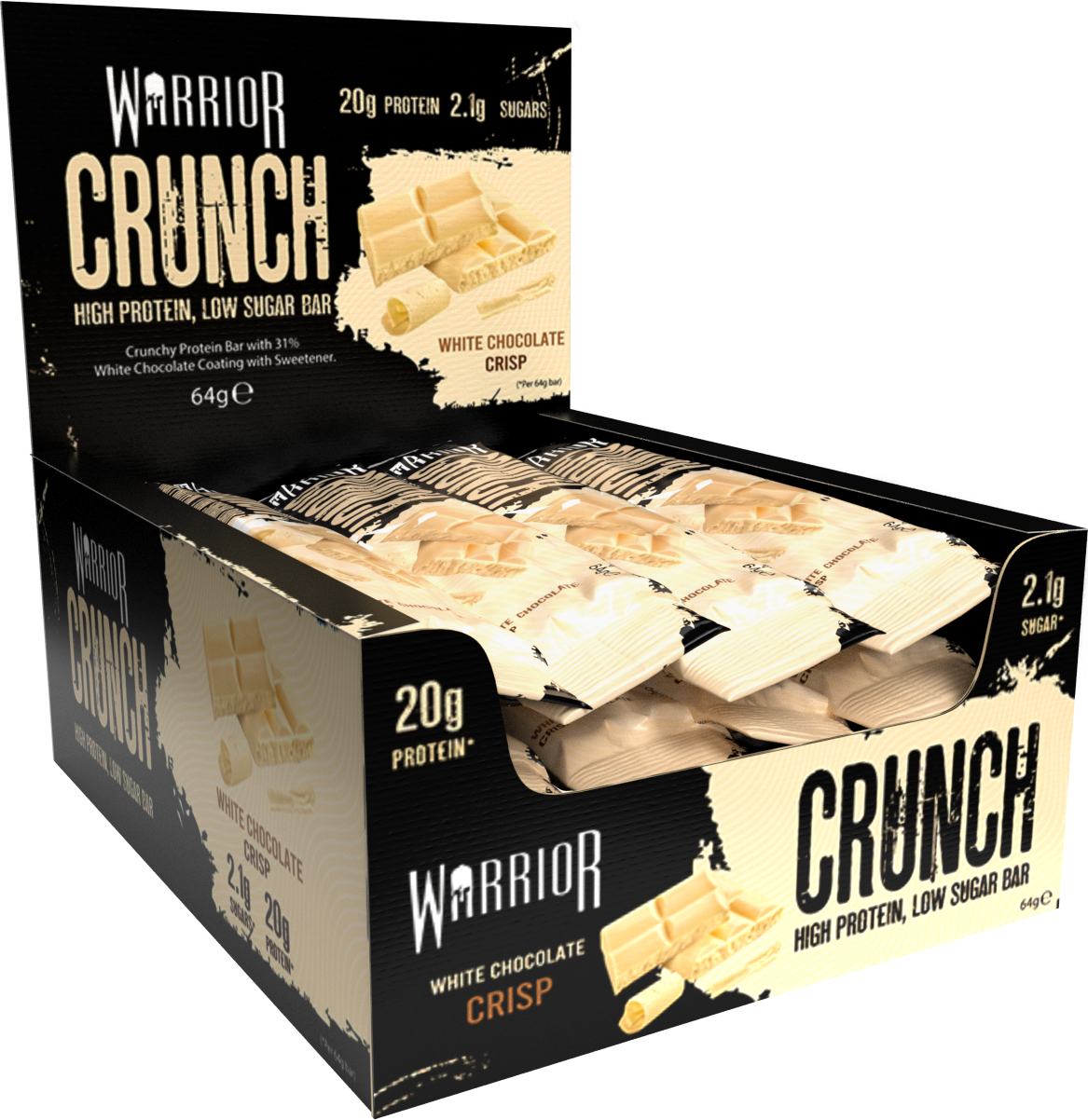 Warrior Crunch Bars 12 x 64g - Out of Date