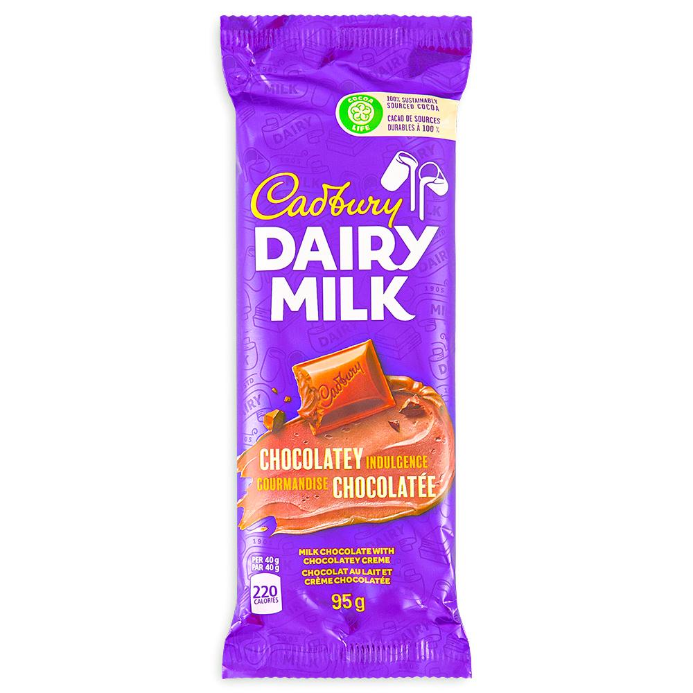 Cadbury's Dairy Milk Chocolatey Indulgence (Canadian) 95g - Out of Date