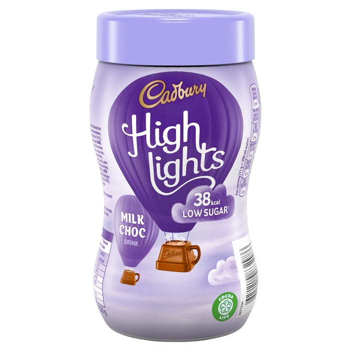 Cadbury Highlights Hot Chocolate 154g - Out of Date
