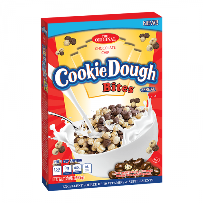 Cookie Dough Bites Chocolate Chip Cereal 365g - Out of Date