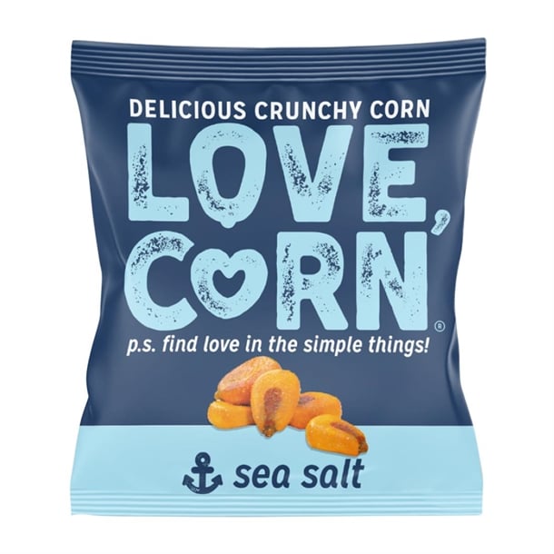 LOVE CORN Sea Salt Crunchy Corn 100 x 20g (case)