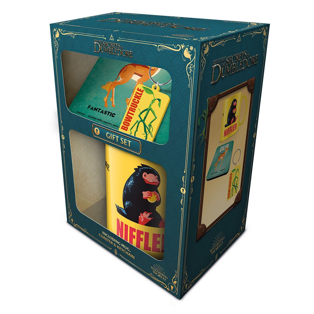 Fantastic Beasts The Secrets Of Dumbledore (Beasts) Mug Coaster Keychain Gift Set