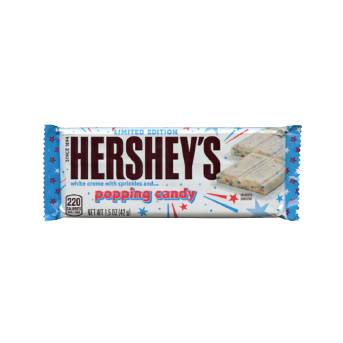 Hershey's White Creme with Sprinkles & Popping Candy 43g - Out of Date