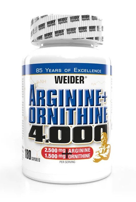 Weider Arginine + Ornithine 4000 180 Caps