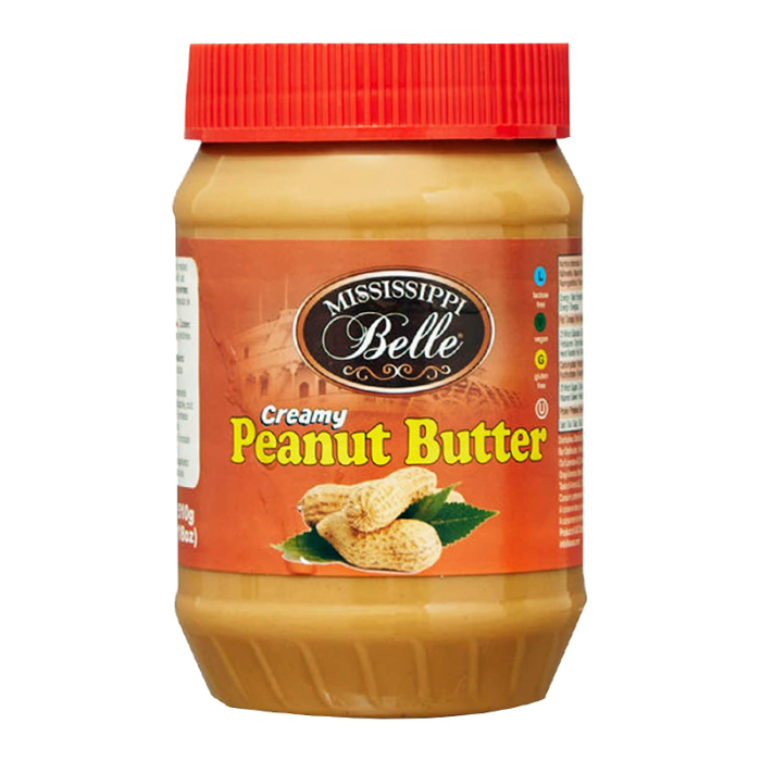 Mississippi Belle Creamy Peanut Butter 510g - Out of Date