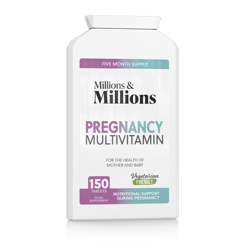 Millions & Millions Pregnancy Multi Vitamins & Minerals 150 Tablets - Out of Date