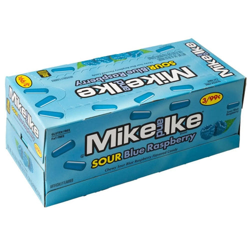 Mike & Ike Sour Blue Raspberry 24 x 22g (box) - Out of Date