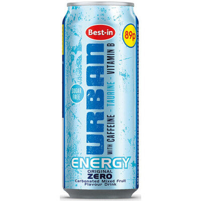 Best-In Original Energy Drink Sugar Free 12 x 500ml - Out of Date