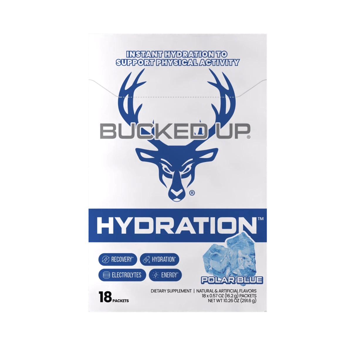 Bucked Up Hydration Polar Blue Sachets 18 x 16.4g