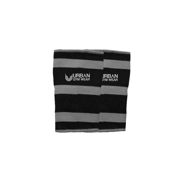 Urban Gym Wear 2 Ply Elbow & Knee Sleeve Black/Grey