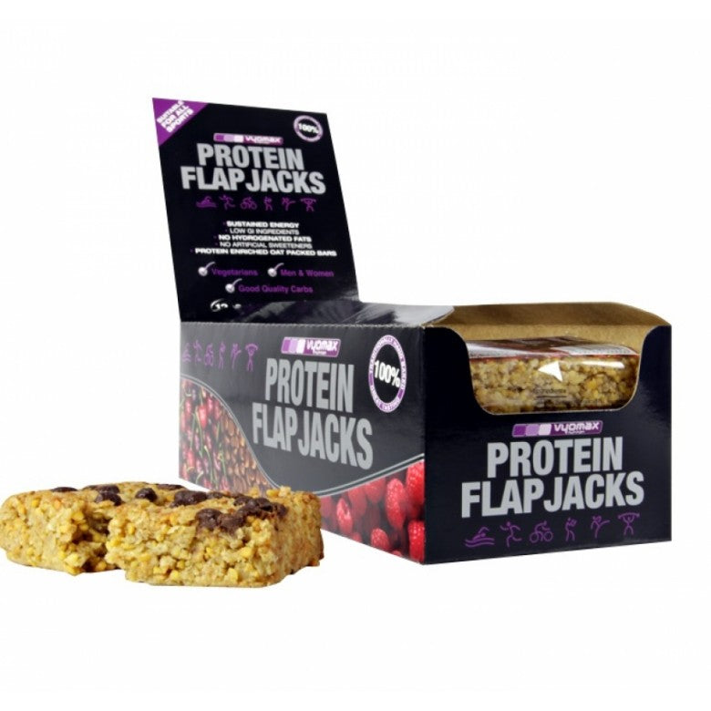 Vyomax Nutrition Protein Flapjacks 12x100g - gymstop
