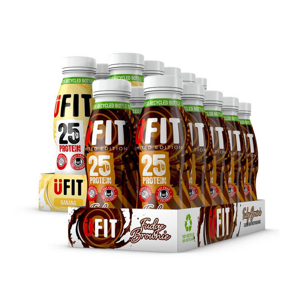 Ufit Raspberry UFIT Protein Shake 20 x 330ml – Gymstop.co.uk