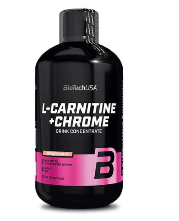 BioTechUSA L-Carnitine + Chrome 500ml Orange