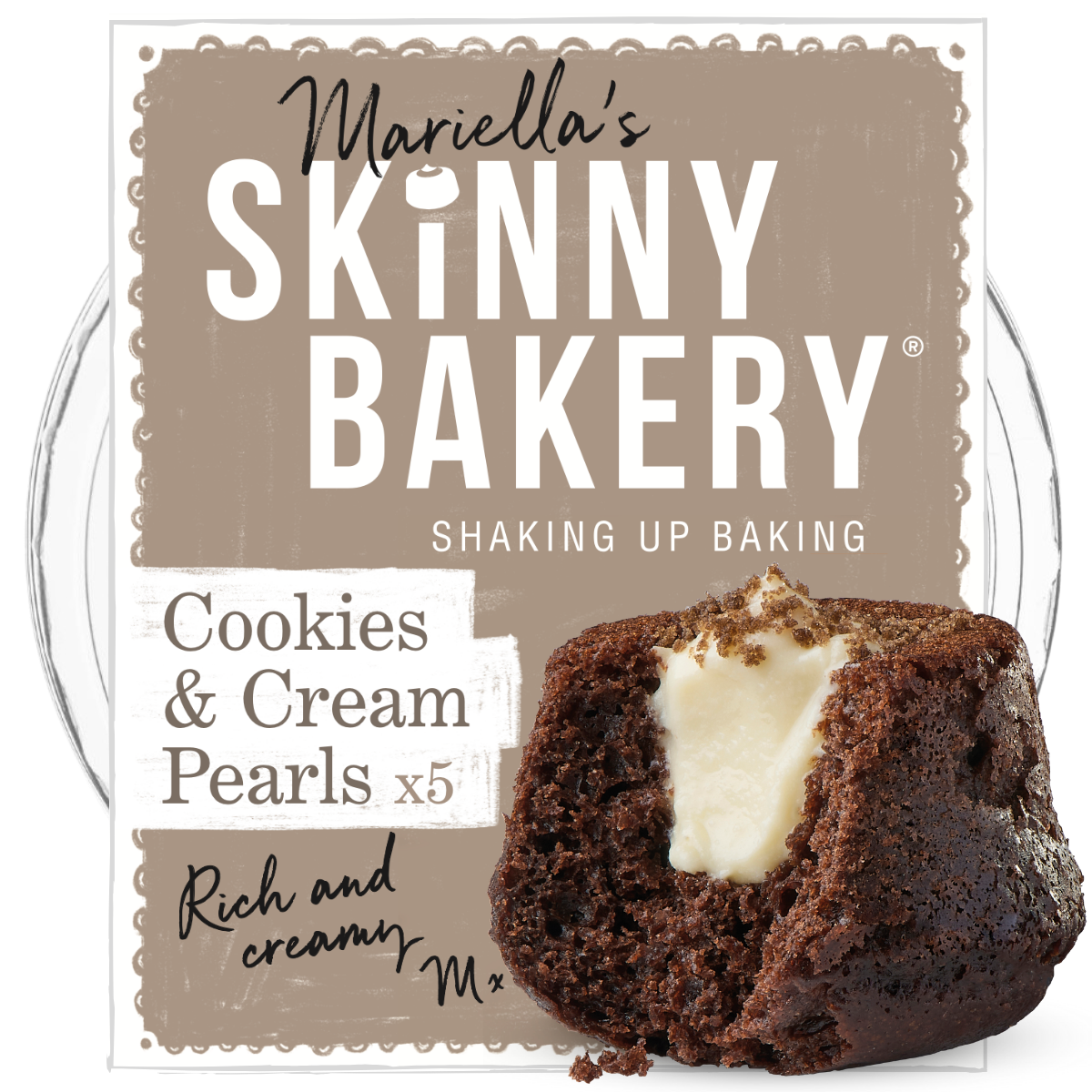 Mariella’s Cookies & Cream Pearls (6 pack x 5 cakes)