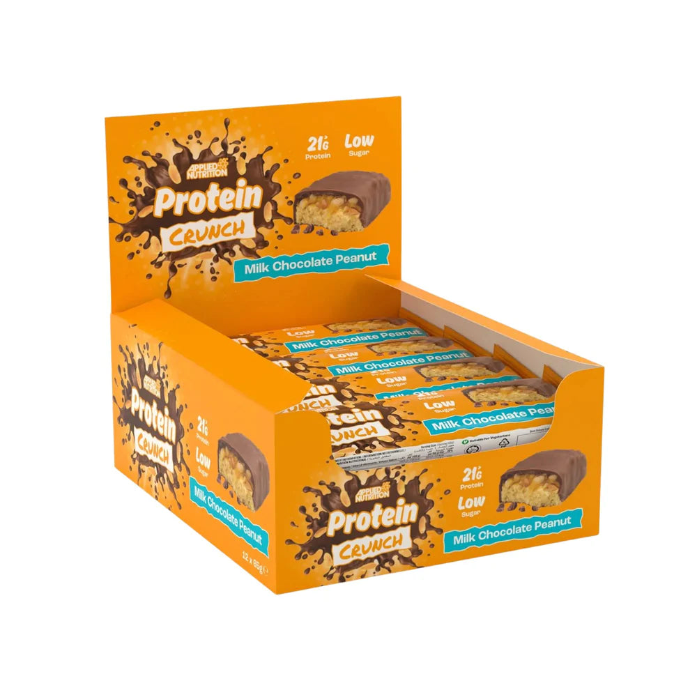 Applied Nutrition Protein Crunch Bars 12 x 62g - Out of Date