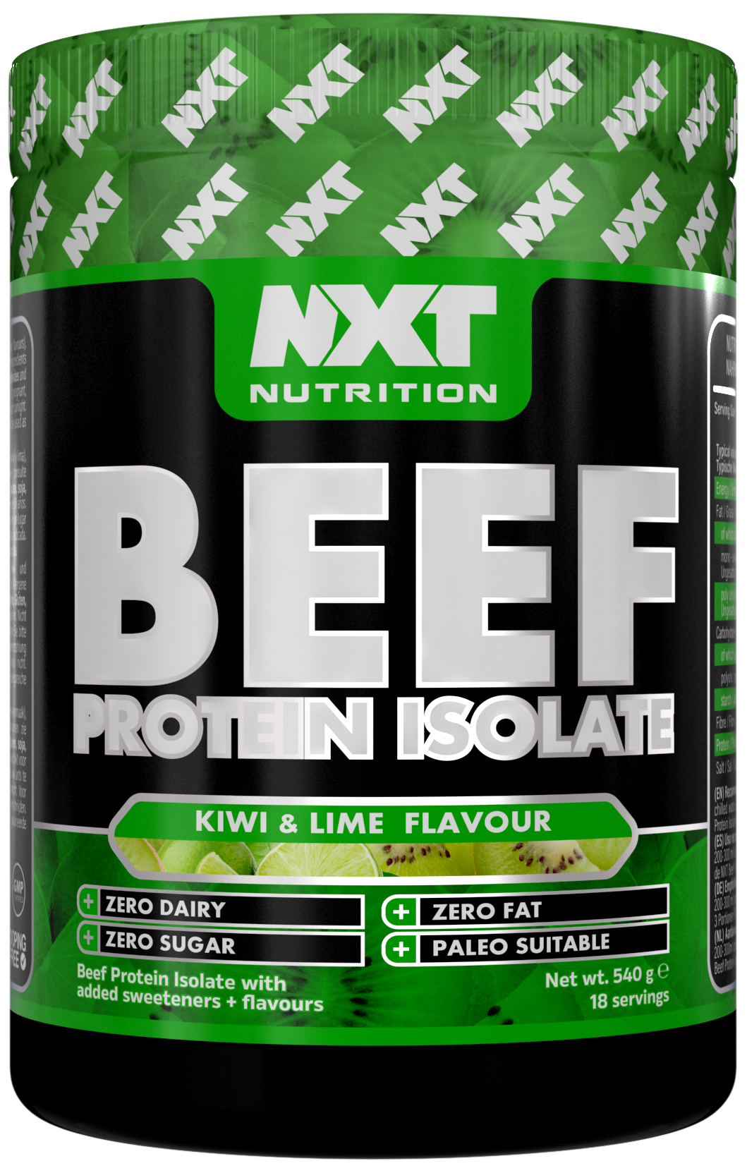 NXT Nutrition Beef Protein Isolate 540g