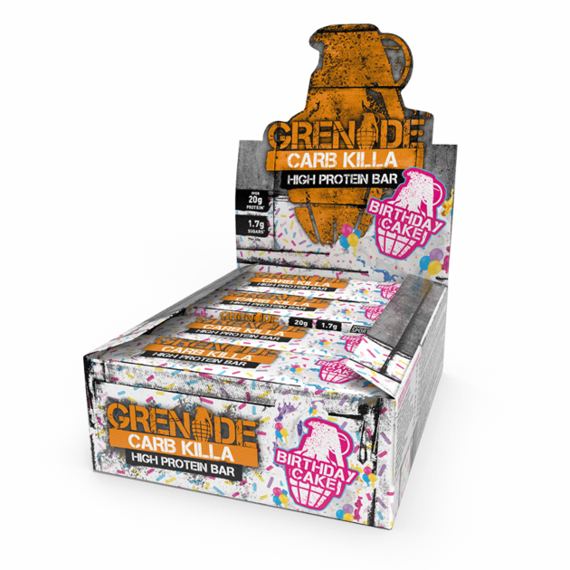 Grenade Carb Killa Bar 12 x 60g - gymstop