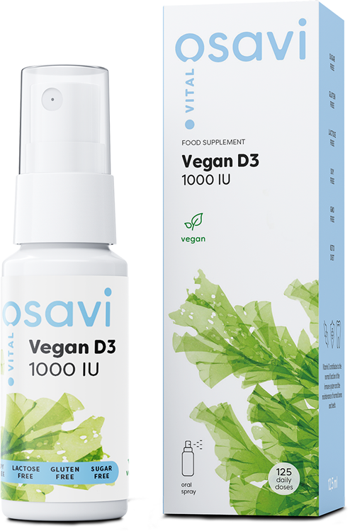 Osavi Vegan D3 Oral Spray 1000IU 12.5ml - Out of Date