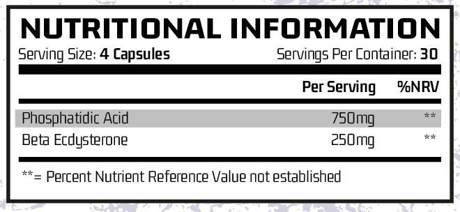 Chemical Warfare Trident Hardcore Muscle Builder 120 Caps